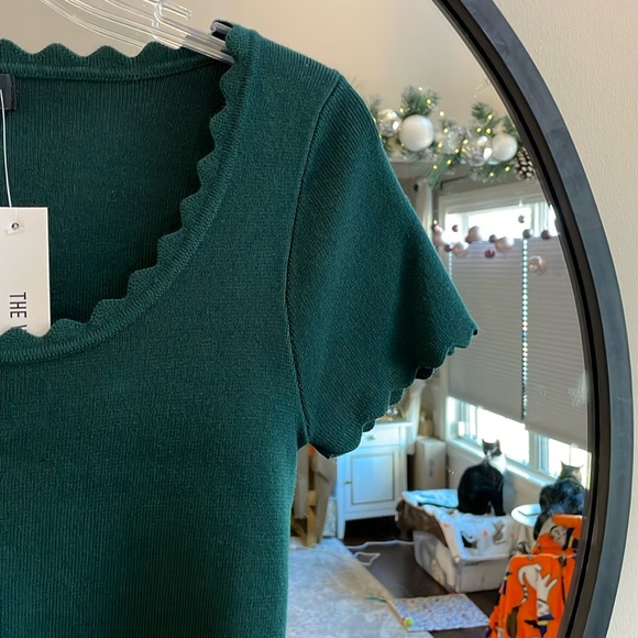 NWT The Workshop Green Top - Picture 6 of 10